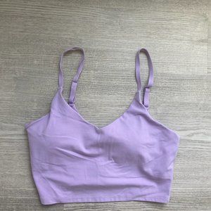 Athleta V-Neck Top | Lilac | Worn 2x | Size Small